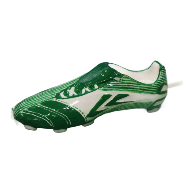 Πασχαλινή Λαμπάδα Με Πράσινο Παπούτσι Ποδοσφαίρου (003368_4)