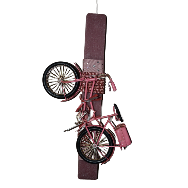 Χειροποίητη Αρωματική Λαμπάδα Με Μεταλλικό ΡοζΠοδήλατο (2023128)