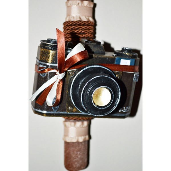 Χειροποίητη Αρωματική Λαμπάδα Με Vintage Φωτογραφική Μηχανή (2023143)