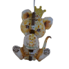 Χειροποίητη Αρωματική Λαμπάδα Λιοντάρι Με Ξύλινη Βάση που κρεμιέται ως διακοσμητικό Καδράκι (2023200)