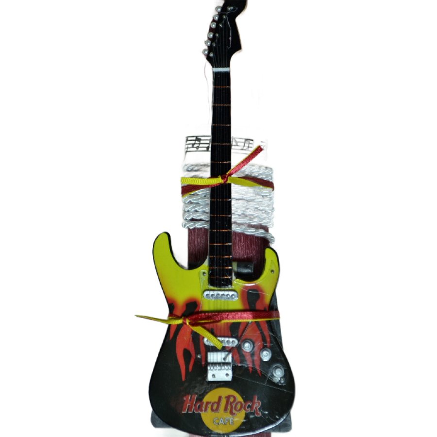 Χειροποίητη Αρωματική Λαμπάδα Με Διακοσμητική Κιθάρα Hard Rock (2024096)