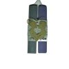 Χειροποίητη Αρωματική Λαμπάδα Με Ορειχάλκινο στοιχείο Ζευγάρι 12cm (2024150)