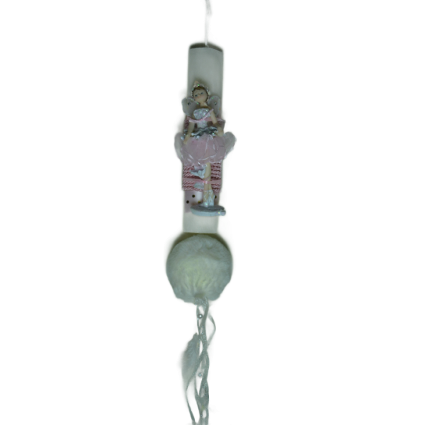 Αρωματική Λαμπάδα Με Διακοσμητική Πορσελανινή Νεράιδα (2024168)