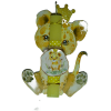 Χειροποίητη Αρωματική Λαμπάδα Λιοντάρι Με Ξύλινη Βάση που κρεμιέται ως διακοσμητικό Καδράκι (2024260)