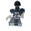 Χειροποίητη Αρωματική Λαμπάδα Wed Κοπέλα Με Ξύλινη Βάση που κρεμιέται ως διακοσμητικό Καδράκι (2024268)