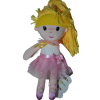 Χειροποίητη Αρωματική Λαμπάδα Λούτρινη Κούκλα με Ροζ φόρεμα 22 εκατοστών (2024295)
