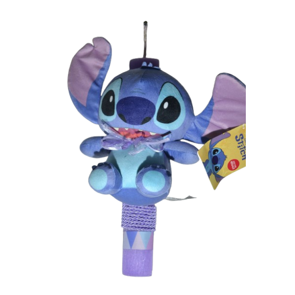 Χειροποίητη Αρωματική Λαμπάδα Με Λούτρινο Μωβ Τερατάκι 20cm (2026023)