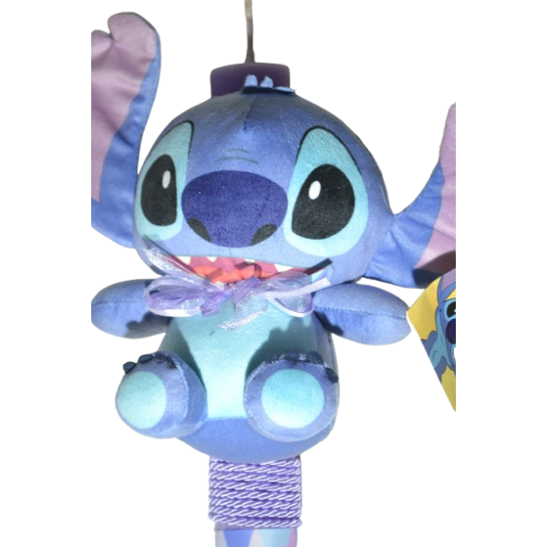 Χειροποίητη Αρωματική Λαμπάδα Με Λούτρινο Μωβ Τερατάκι 20cm (2026023)