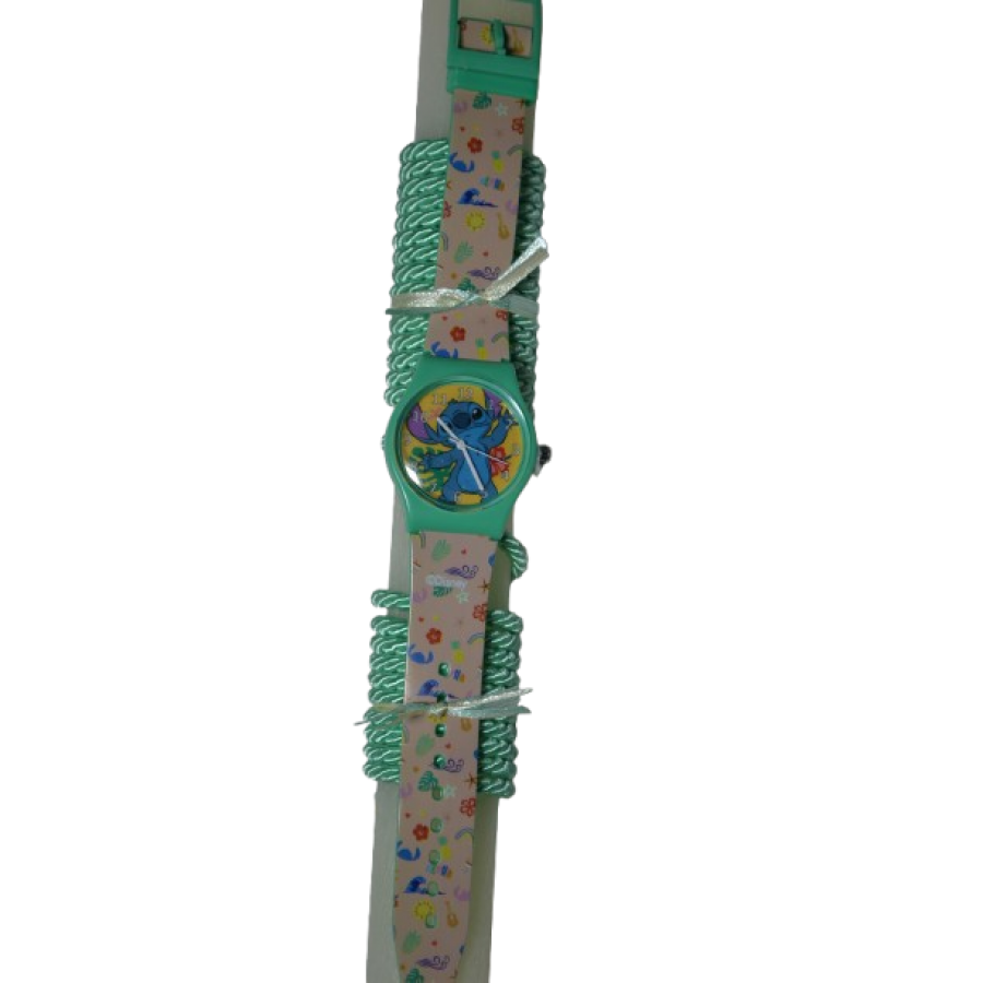 Χειροποίητη Αρωματική Λαμπάδα Με Παιδικό Ρολόι Μέντα Τερατάκι (2026094)