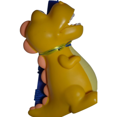 Χειροποίητη Αρωματική Λαμπάδα Με Κουμπαρά Δεινόσαυρο Yellow (2026100)