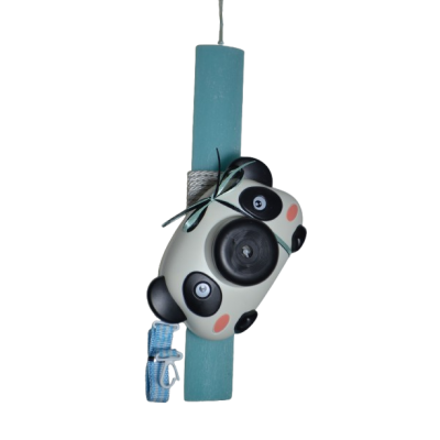 Χειροποίητη Αρωματική Λαμπάδα Panda με σαπουνόφουσκες (2026105)