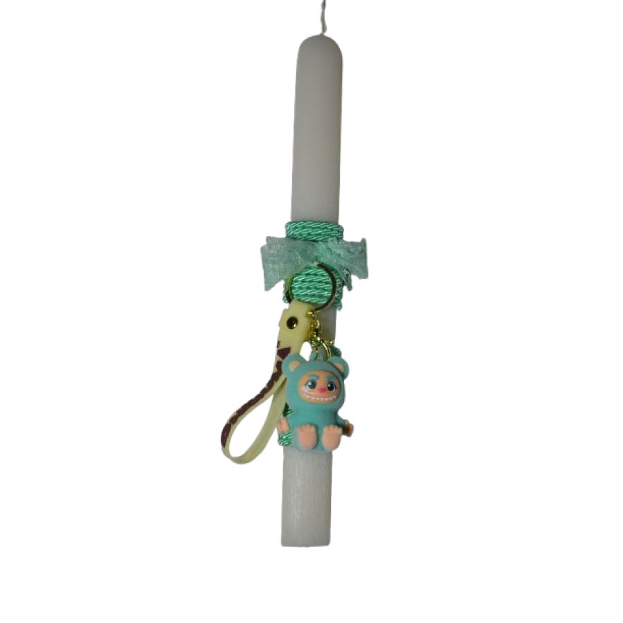 Χειροποίητη Αρωματική Λαμπάδα με Μπρελόκ onikuma Μέντα (2026140)