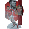 Χειροποίητη Αρωματική Λαμπάδα Με τον CR7  σε ξύλινη Διακοσμητική Βάση (2026148)