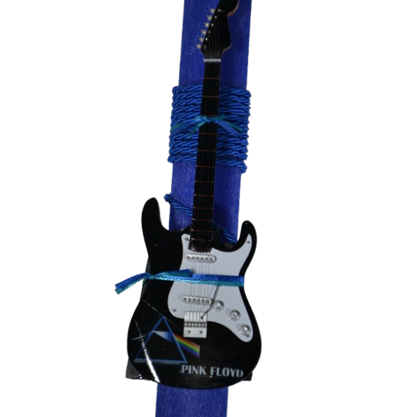 Χειροποίητη Αρωματική Λαμπάδα Με Διακοσμητική Κιθάρα Pink Floyd (2026168)