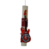Χειροποίητη Αρωματική Λαμπάδα Με Διακοσμητική Κιθάρα Red Hot Chilipeppers (2026180)