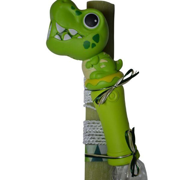 Χειροποίητη Αρωματική Λαμπάδα Με Σαπουνόφουσκα Δεινόσαυρο (2026223)