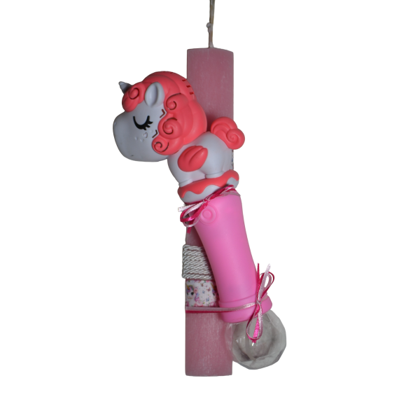 Χειροποίητη Αρωματική Λαμπάδα Με Σαπουνόφουσκα unicorn (2026224)