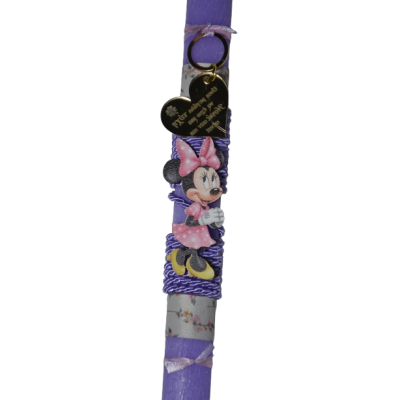 Χειροποίητη Αρωματική Λαμπάδα Με Μπρελόκ και διακοσμητικό Ποντικούλα (2026227)