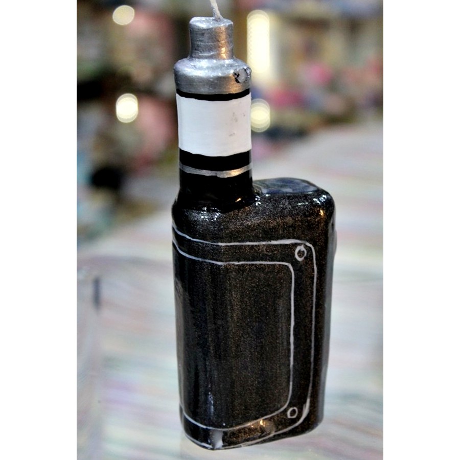 Πασχαλινή Λαμπάδα Ηλεκτρονικό Τσιγάρο 3D 15,5 x 6cm Μαύρο (004113)