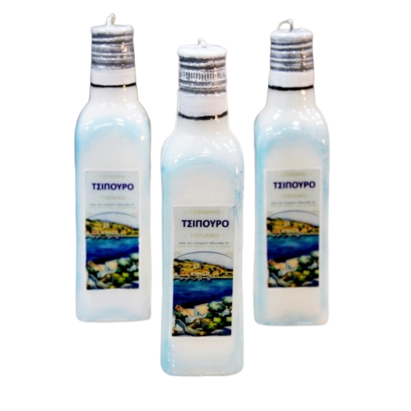 Χειροποίητη Πασχαλινή Λαμπάδα Τσίπουρο 19 x 5cm (004119)