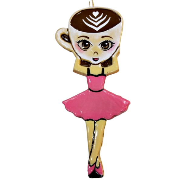 Πασχαλινή λαμπάδα Πλακέτα Brainrot Μπαλαρίνα Καπουτσινα 23,5 x 9,2cm (001602)