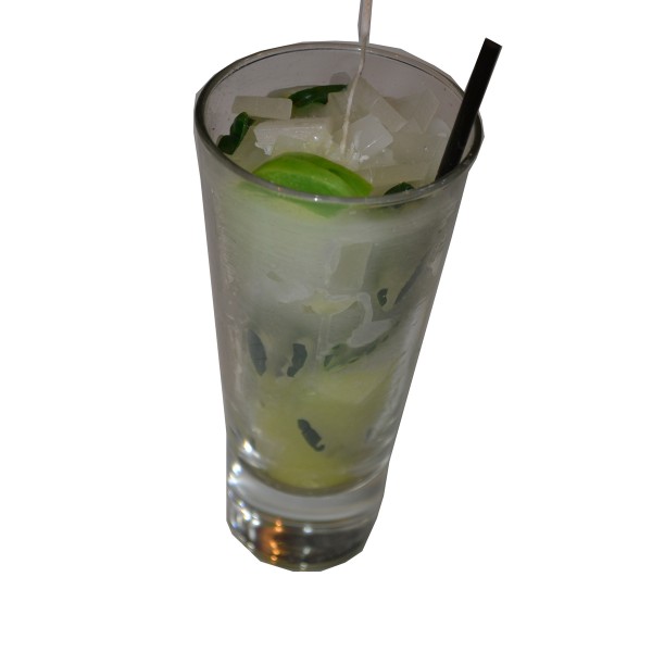 Χειροποίητη Λαμπάδα Coctail Mojito Σε Ποτήρι (000631)