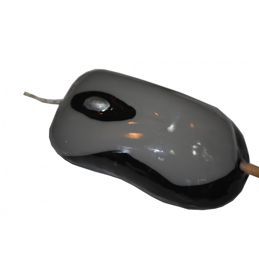 Χειροποίητη Λαμπάδα Mouse Ποντίκι Γκρι Υπολογιστή (000713)