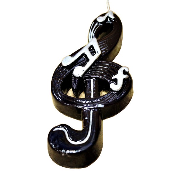 Λαμπάδα Μαύρο Κλειδί του Σολ (002806)